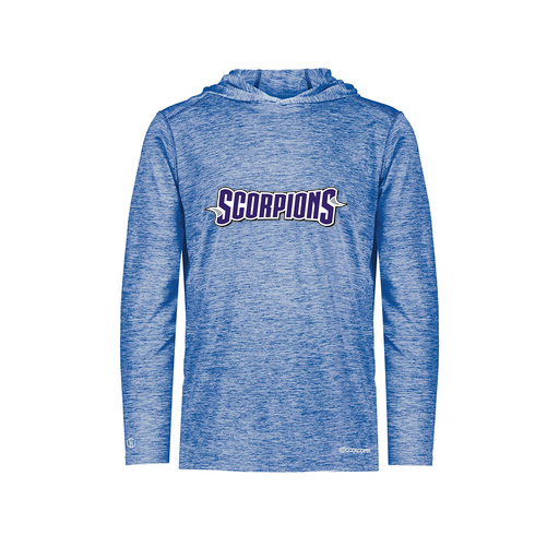 [FOLHCGRY-YS-LOGO1] Decker Youth Charge Hoodie (Youth S, Royal, Logo 1)